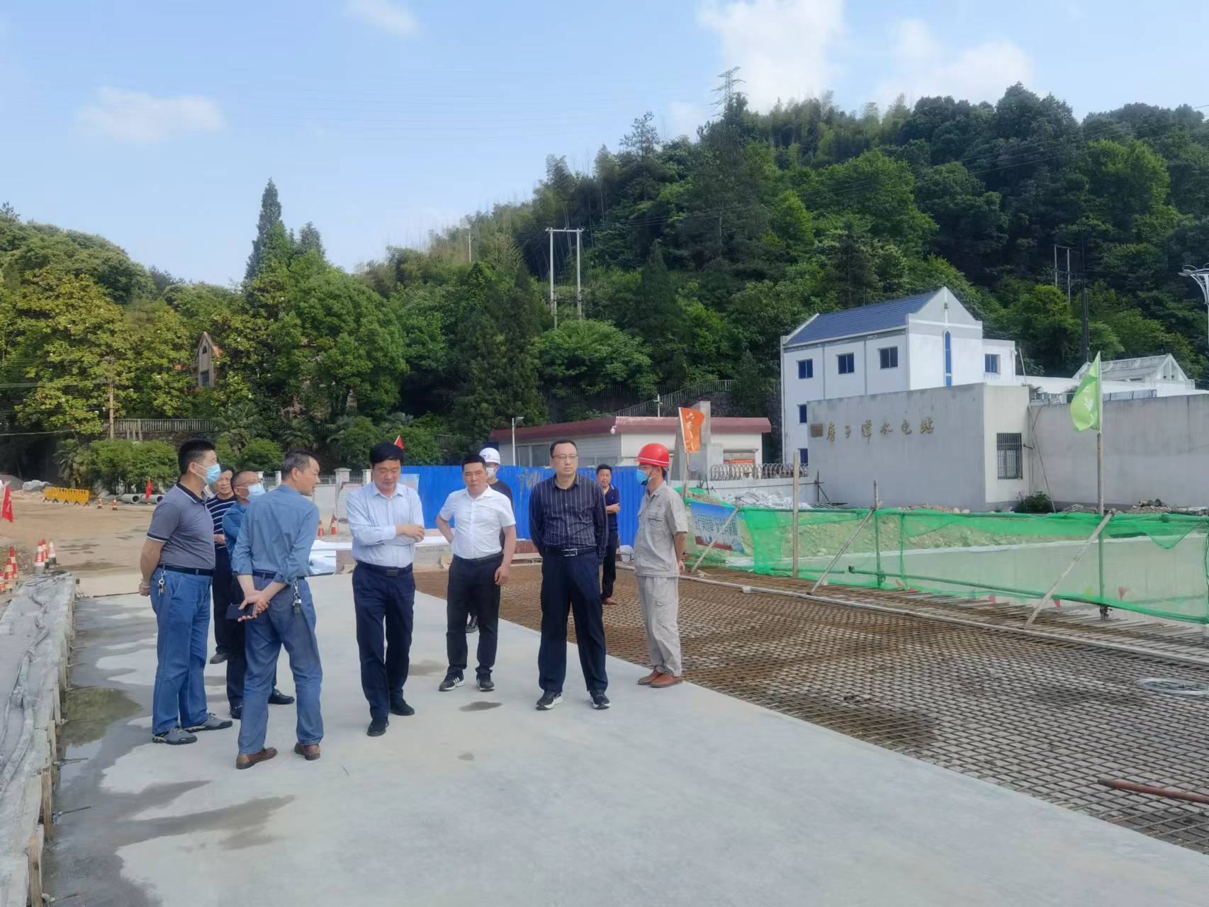 六安市交通運輸局黨組領(lǐng)導(dǎo)視察磨子潭等在建項目